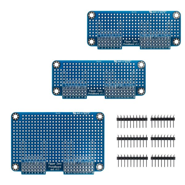 Flipper Zero Prototyping Boards (3 шт.) MIK-FL005 фото