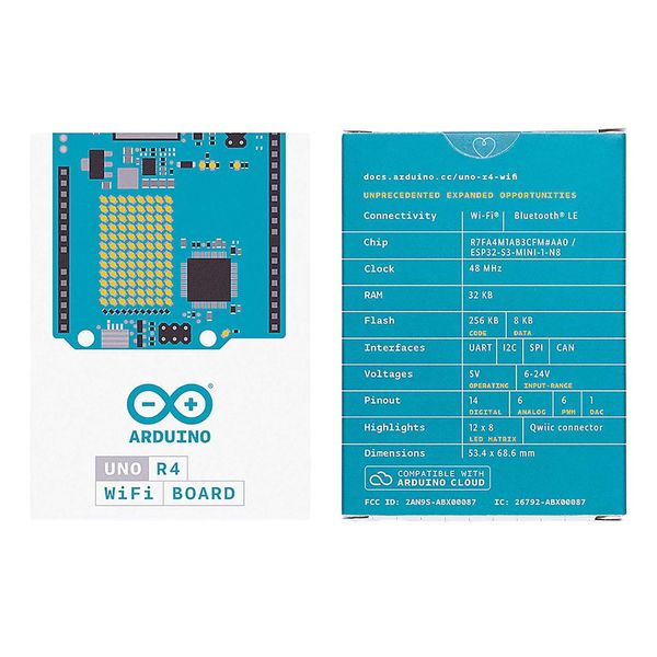 Контроллер Arduino Uno R4 Wi-Fi Original ABX00087 фото