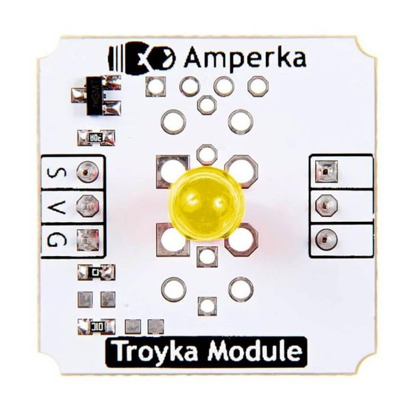 Світлодіод 5 мм Amper Troyka (Жовтий) AMP-B062-Y фото