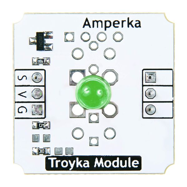 Світлодіод 5 мм Amper Troyka (Зелений) AMP-B062-G фото