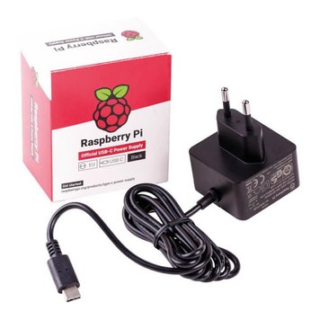 Блок живлення для Raspberry Pi 15 Вт (Оригінал / USB Type-C / Чорний) MIK-RP009-K фото
