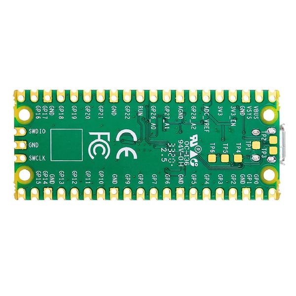 Контроллер Raspberry Pi Pico (Без ног) MIK-RP018 фото