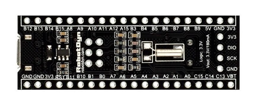 Контролер RobotDyn Black Pill STM32F103C8T6 MIK-RD013 фото