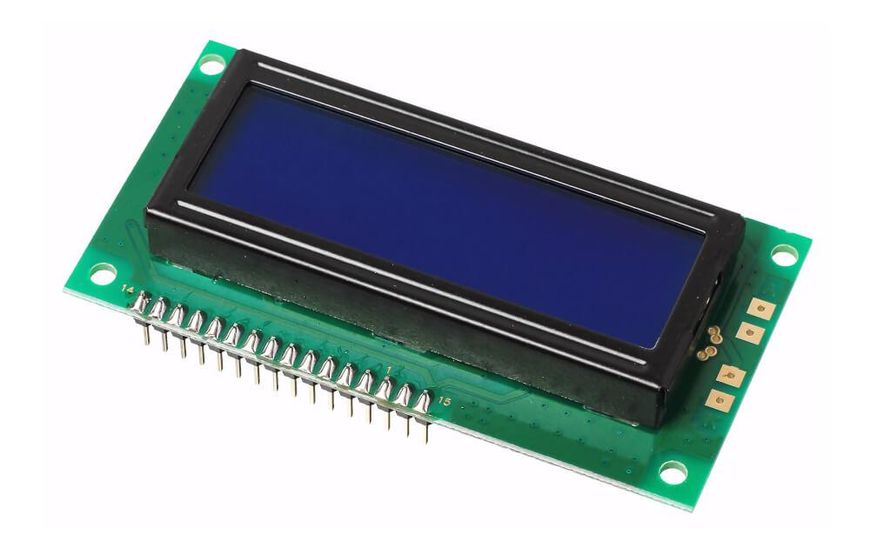 Дисплей символьний МЕЛТ LCD 16×2 (Білим по синьому) AMP-X100-KLW фото