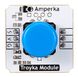 Кнопка Amper Troyka (Синій ковпачок) AMP-B009 фото 3