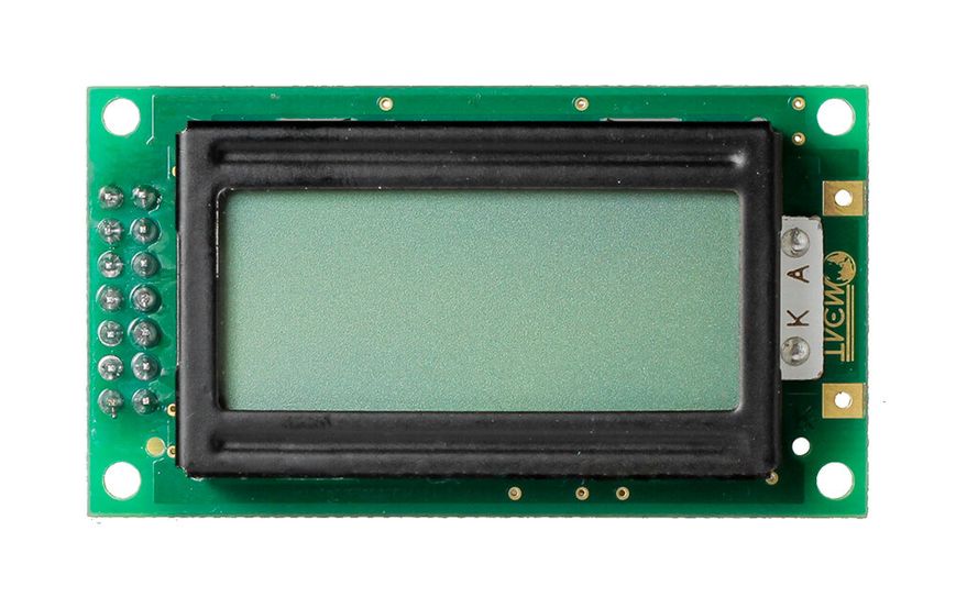 Дисплей символьний МЕЛТ LCD 8x2 (Чорним по бурштиновому) AMP-X147-FLA фото