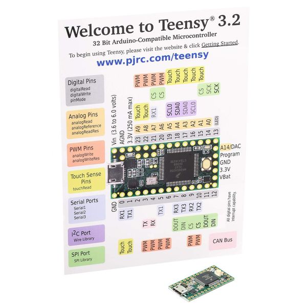 Контролер Teensy 3.2 (Без ніг) DEV-13736 фото
