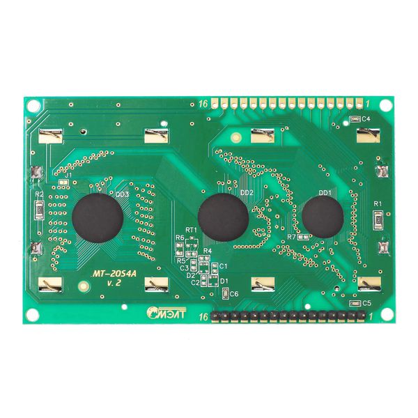 Дисплей символьний МЕЛТ LCD 20×4 (Зеленим по чорному) AMP-X101-VLG фото