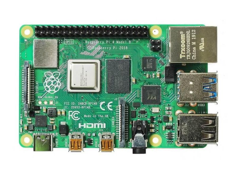 Микрокомпьютер Raspberry Pi 4 Model B (8 ГБ) MIK-RP004-8GB фото