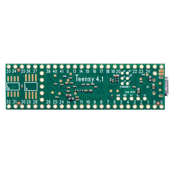 Контролер Teensy 4.1 Ethernet (Без ніг) DEV-16771 фото